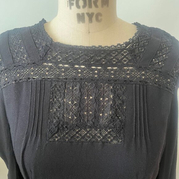 POINT SUR for J. CREW Viscose and Lace Top Size 8 - Picture 4 of 10